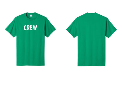 NYC Factory Crew T-Shirt for Event Staff & Production Teams (Rustic) - Front Only - Kelly