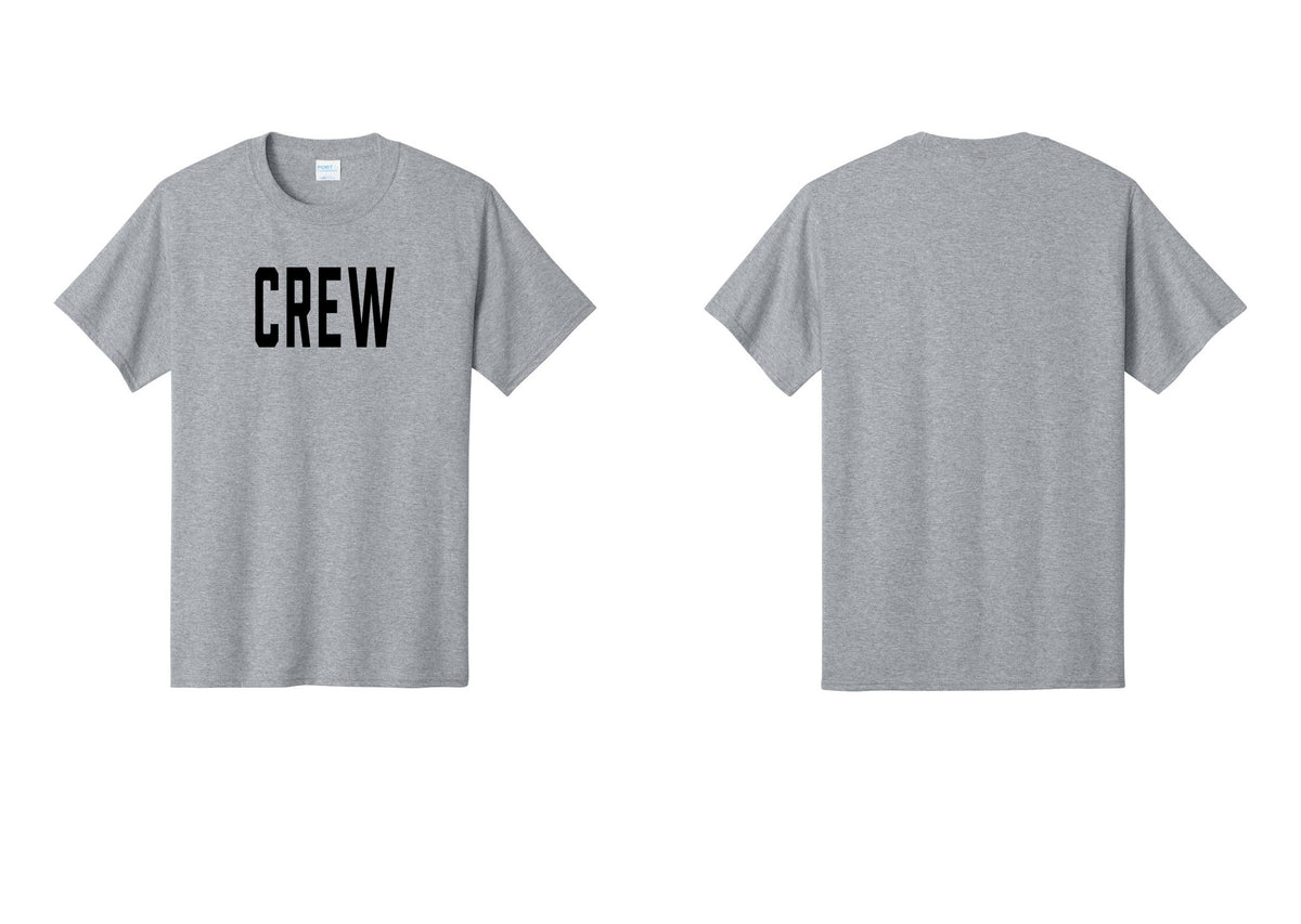 NYC Factory Crew T-Shirt for Event Staff & Production Teams (Classic) - Front Only - Athletic Heather