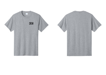 NYC Factory Crew T-Shirt for Event Staff & Production Teams (Classic) - Chest Only - Athletic Heather