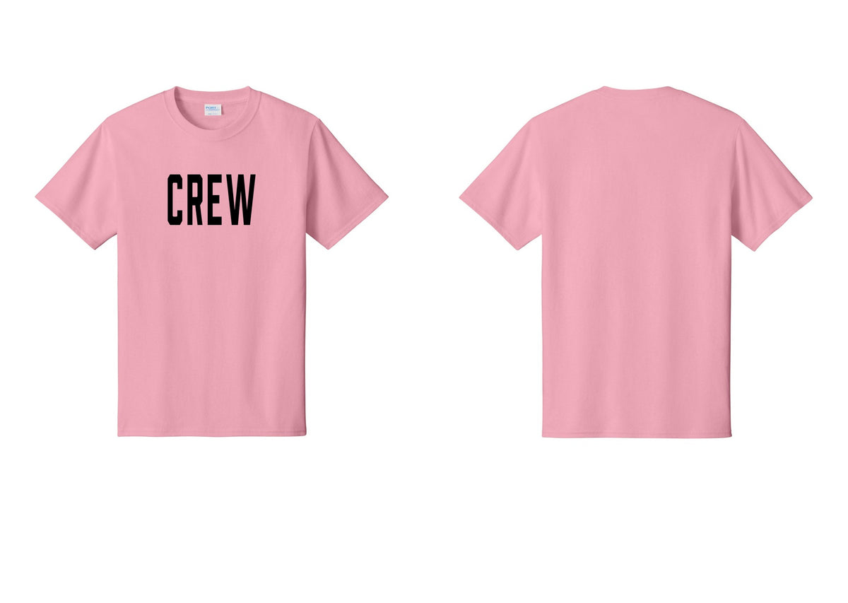 NYC Factory Crew T-Shirt, Condensed Lettering - Front Only - Candy Pink