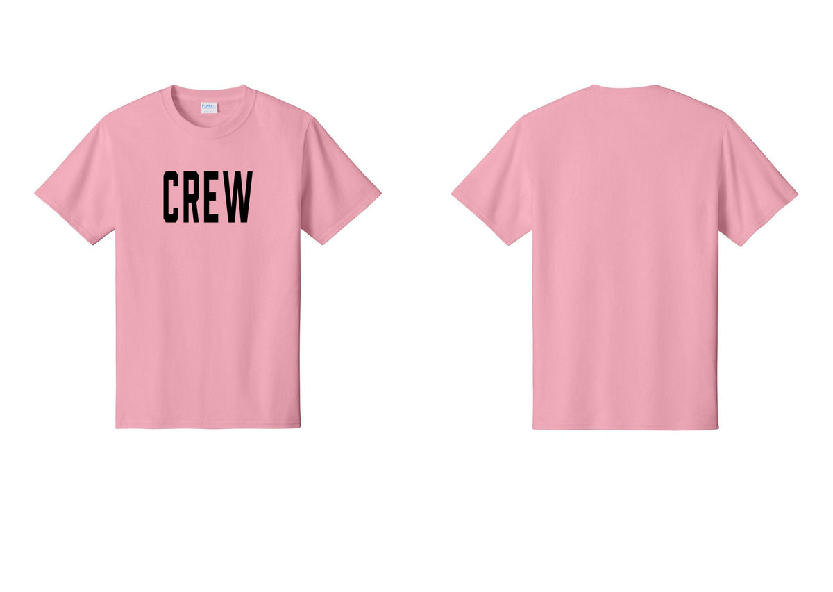 NYC Factory Crew T-Shirt for Event Staff & Production Teams (Classic) - Front Only - Candy Pink