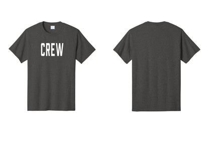 NYC Factory Crew T-Shirt for Event Staff & Production Teams (Classic) - Front Only - Dark Heather Grey