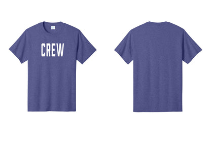 NYC Factory Crew T-Shirt for Event Staff & Production Teams (Classic) - Front Only - Heather Purple