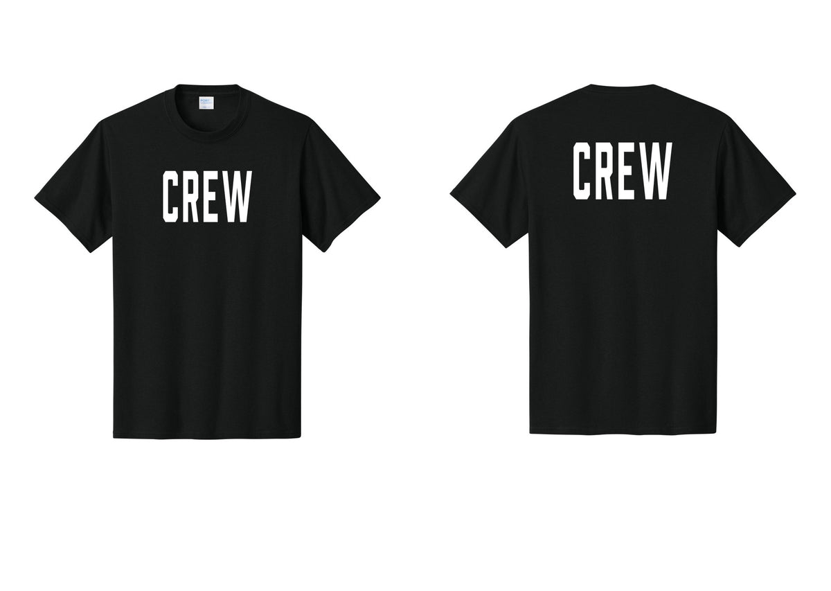 NYC Factory Crew T-Shirt for Event Staff & Production Teams (Classic) - Front + Back - Black
