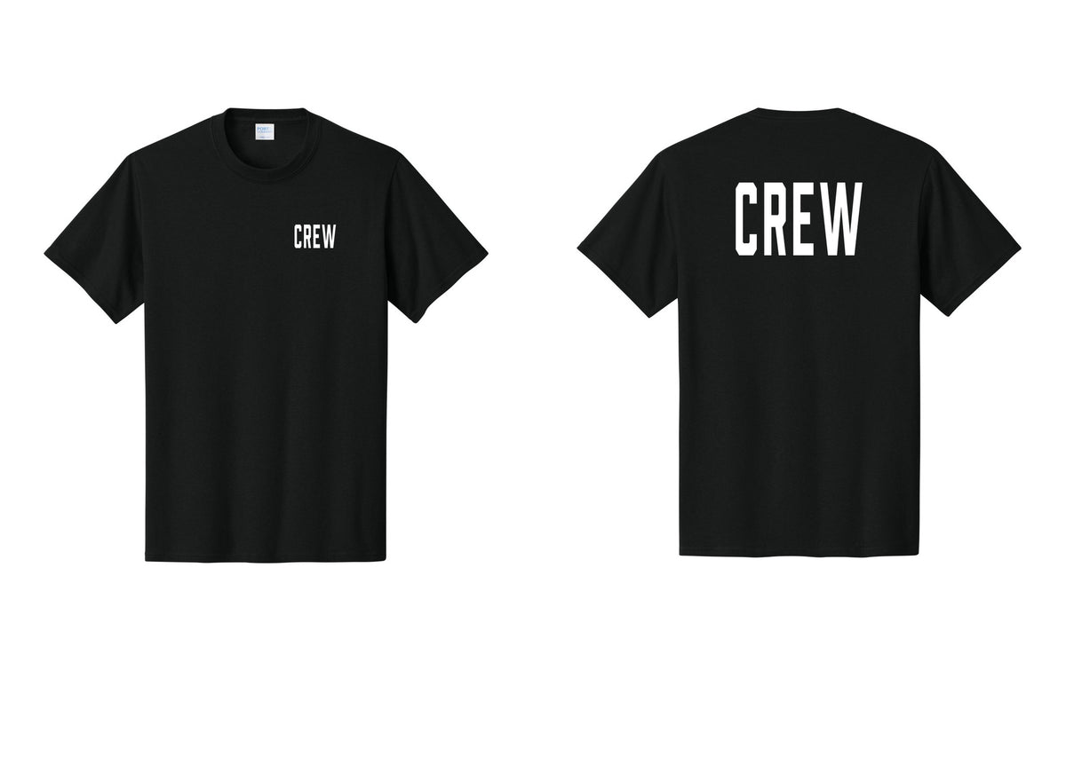 NYC Factory Crew T-Shirt for Event Staff & Production Teams (Classic) - Chest + Back - Black