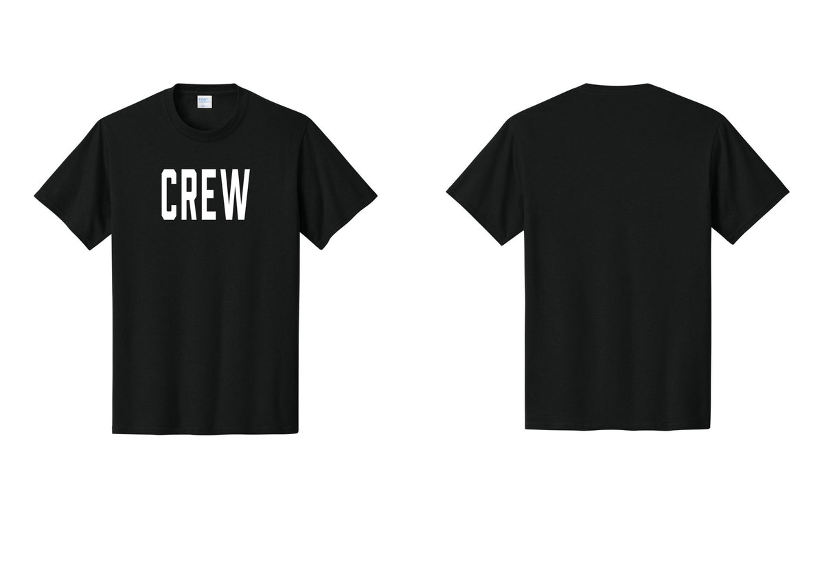 NYC Factory Crew T-Shirt for Event Staff & Production Teams (Classic) - Front Only - Black