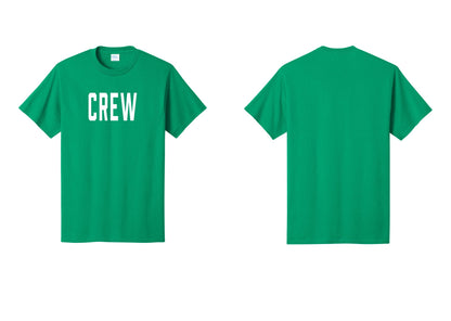 NYC Factory Crew T-Shirt for Event Staff & Production Teams (Classic) - Front Only - Kelly