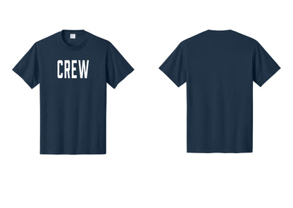 NYC Factory Crew T-Shirt for Event Staff & Production Teams (Classic) - Front Only - Navy