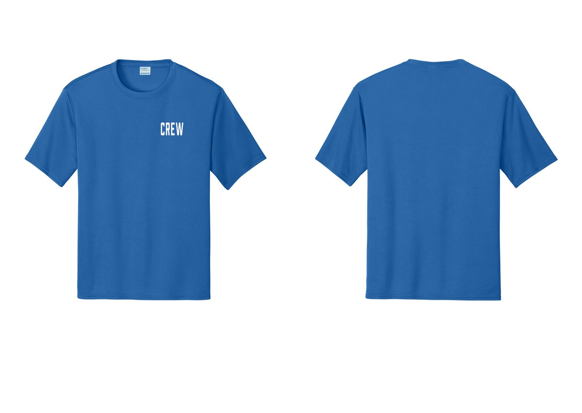 NYC Factory Crew Performance T-Shirt for Event Staff & Production Teams (Classic) - Chest Only - Royal
