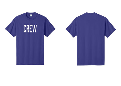 NYC Factory Crew T-Shirt for Event Staff & Production Teams (Classic) - Front Only - Purple