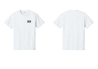 NYC Factory Crew T-Shirt, Condensed Lettering - Chest Only - White