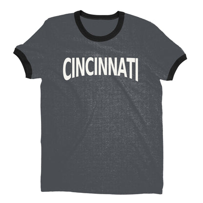 Cincinnati Ringer Tee — Dark Heather