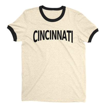 Cincinnati Ringer Tee — Natural