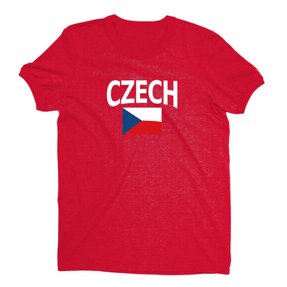Czech Republic World Cup Plain Tee Unisex T-Shirt -- NYC Factory - Standard Red