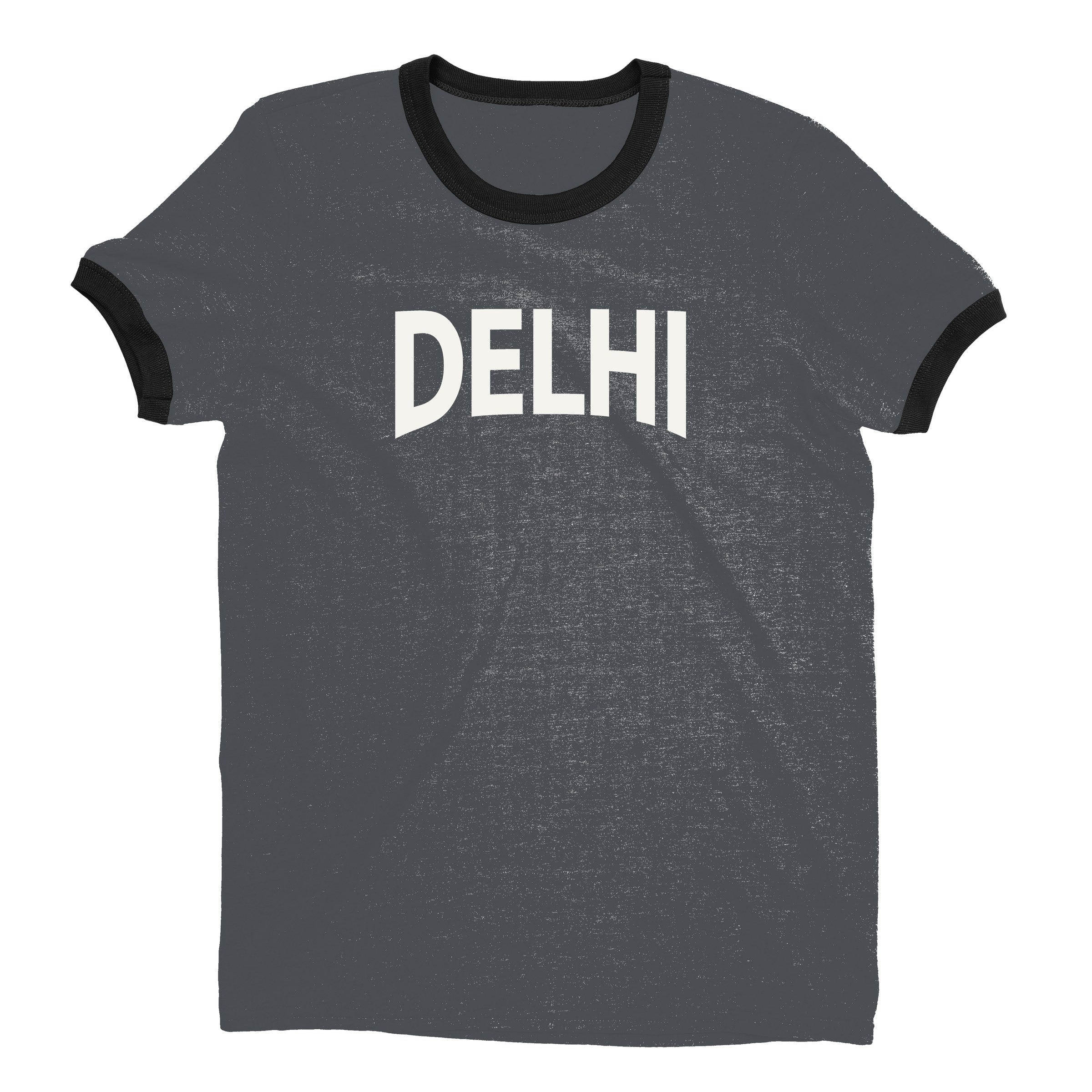 Delhi Ringer Tee — Dark Heather