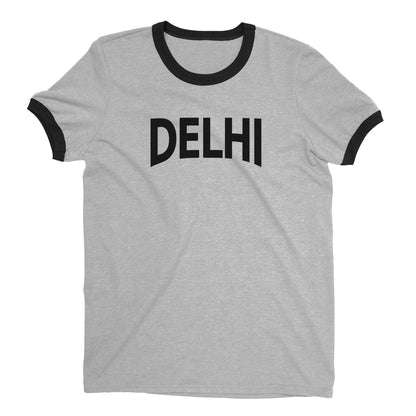 Delhi Ringer Tee — Heather Gray