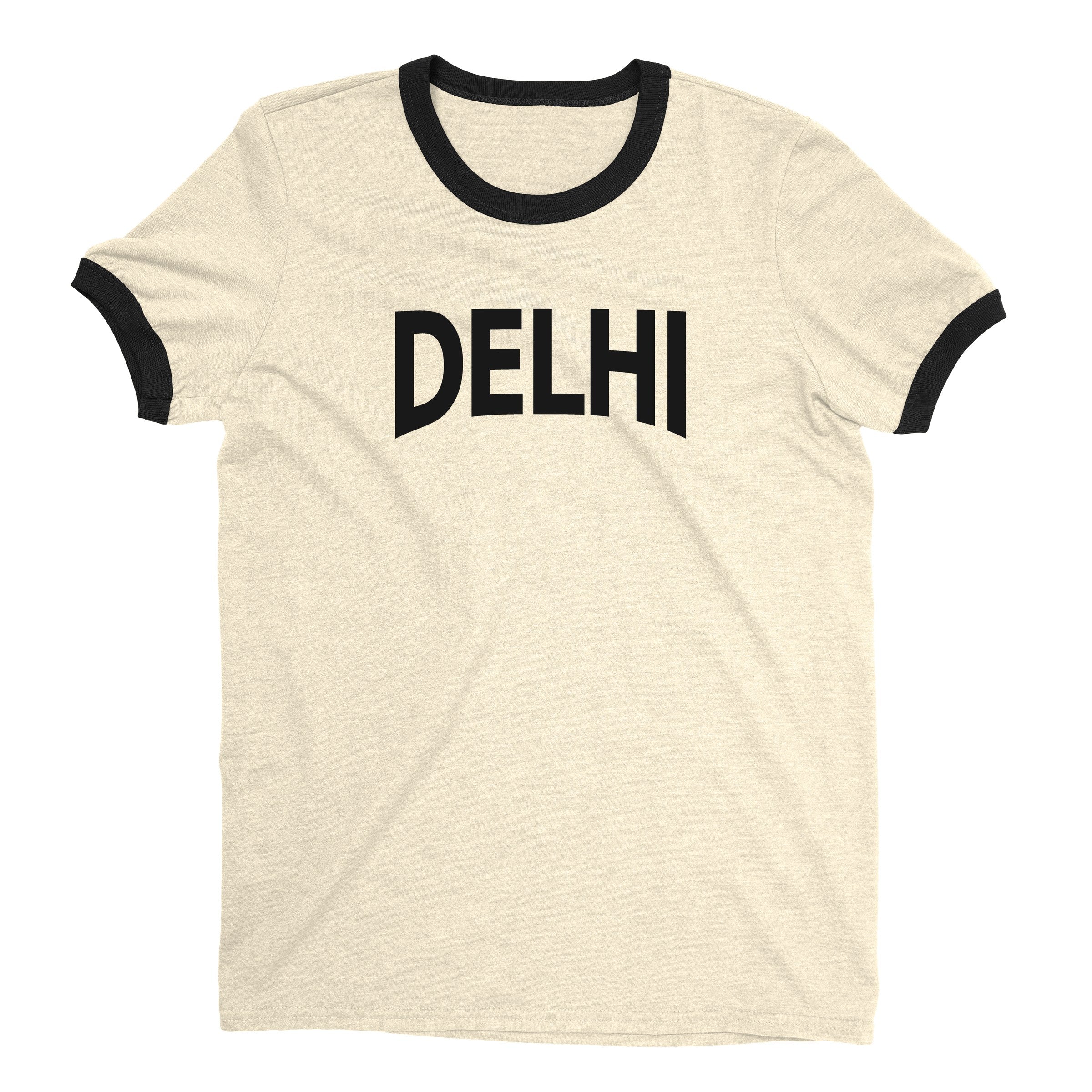 Delhi Ringer Tee — Natural