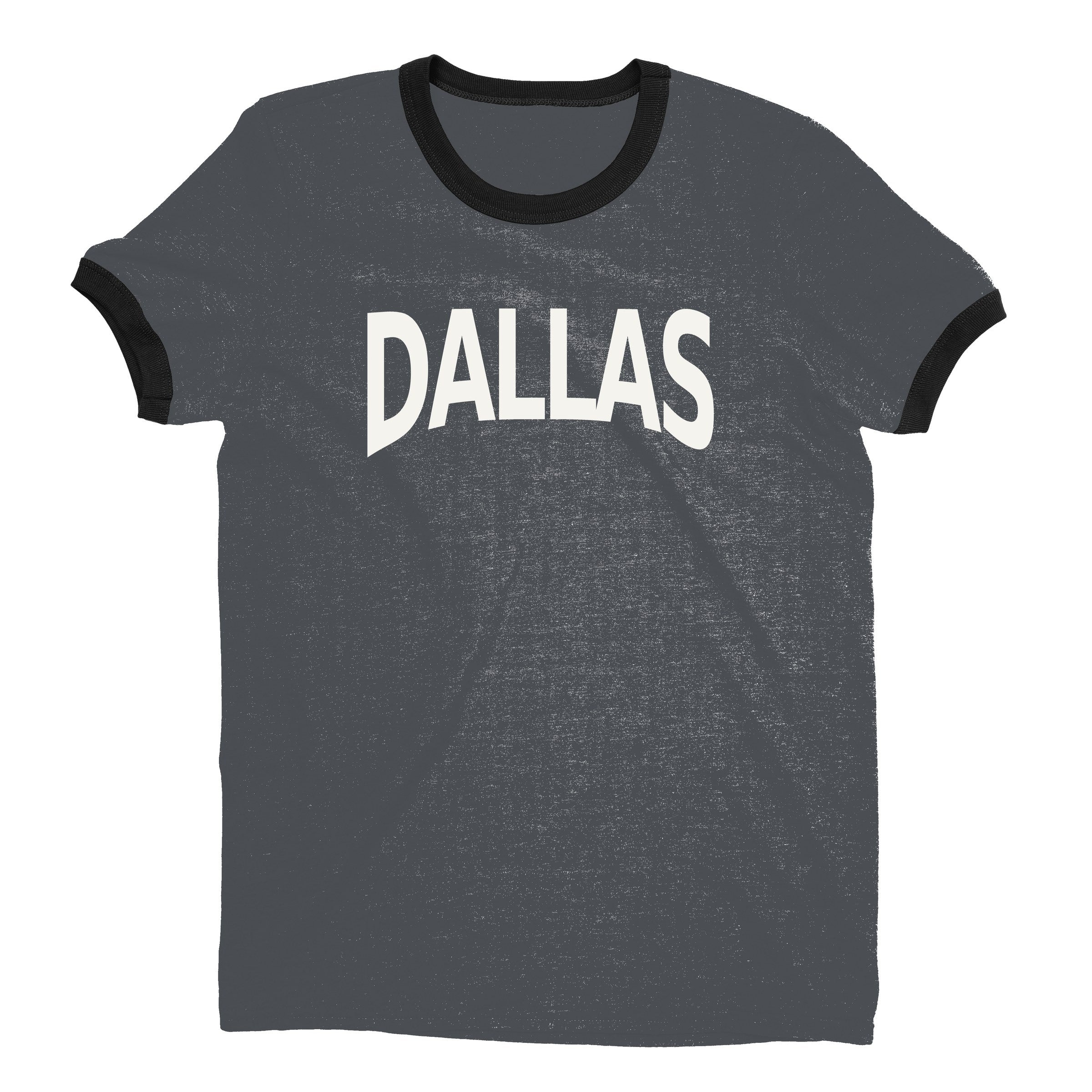 Dallas Ringer Tee — Dark Heather