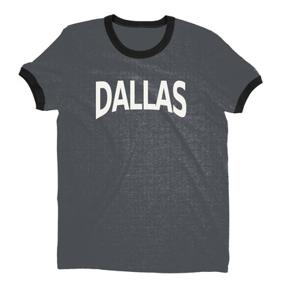 Dallas Ringer Tee — Dark Heather