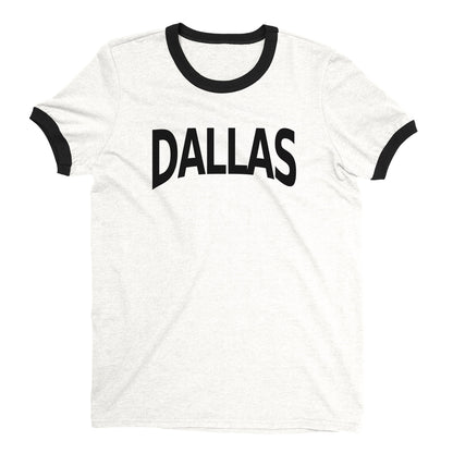 Dallas Ringer Tee — White