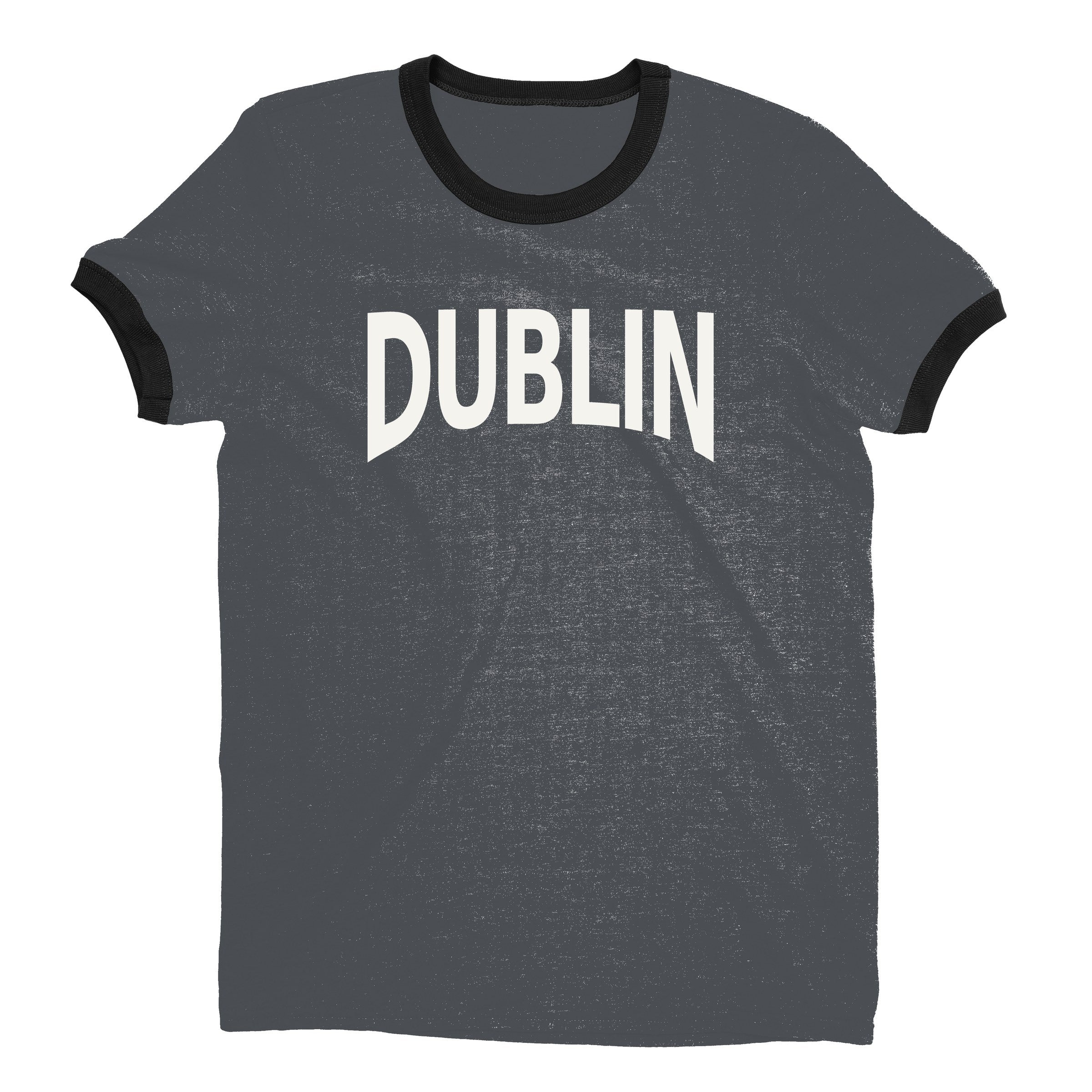 Dublin Ringer Tee — Dark Heather