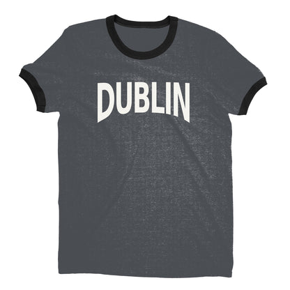 Dublin Ringer Tee — Dark Heather