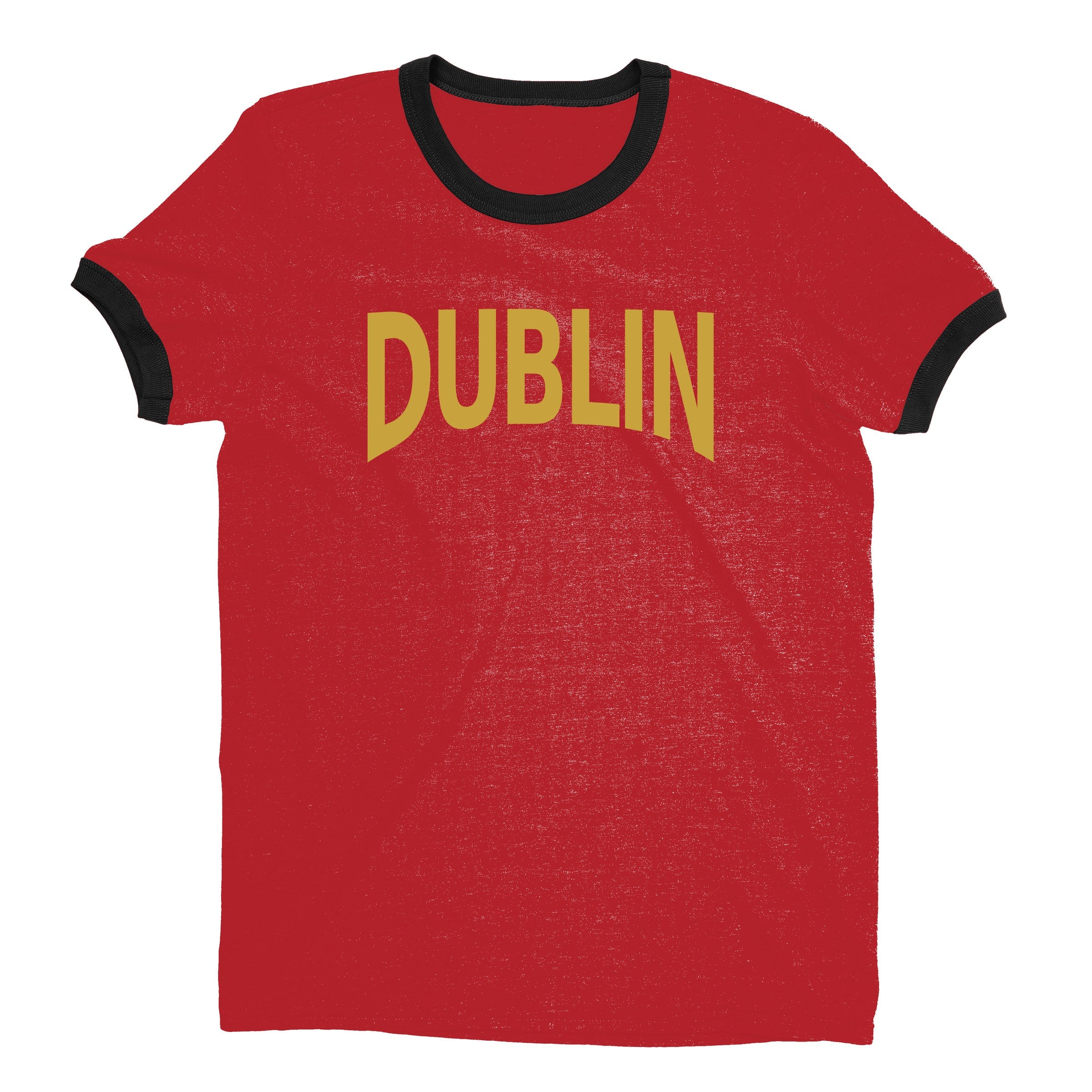 Dublin Ringer Tee — Red