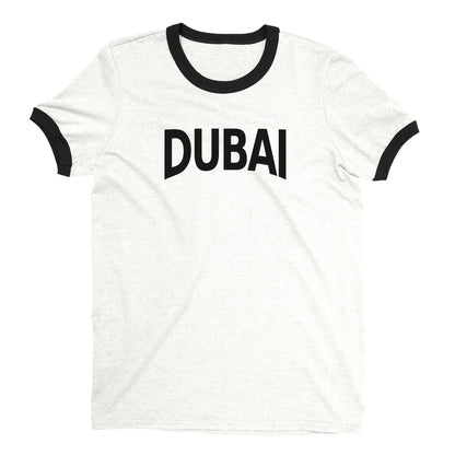 Dubai Ringer Tee — White