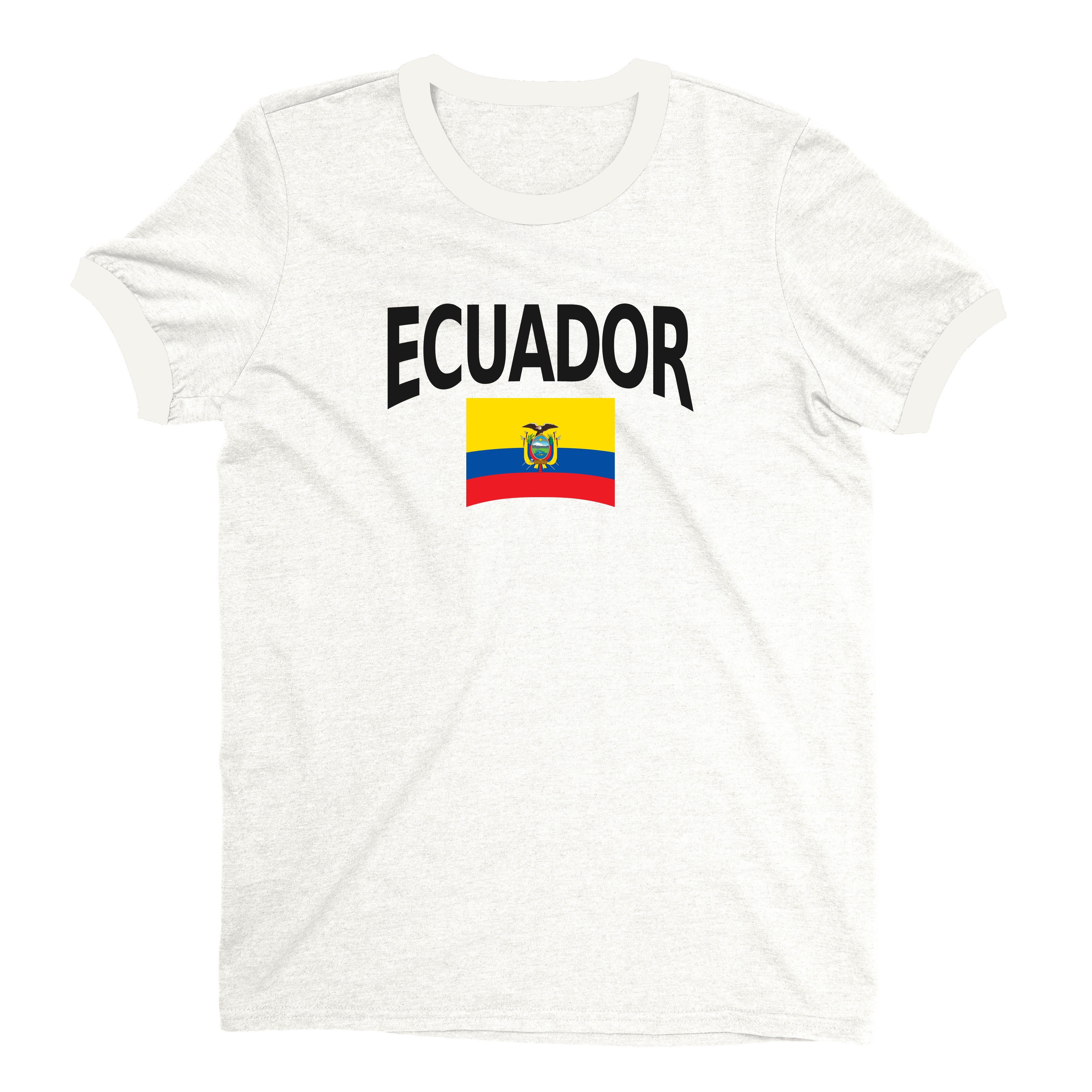 Ecuador World Cup Plain Tee Unisex T-Shirt -- NYC Factory