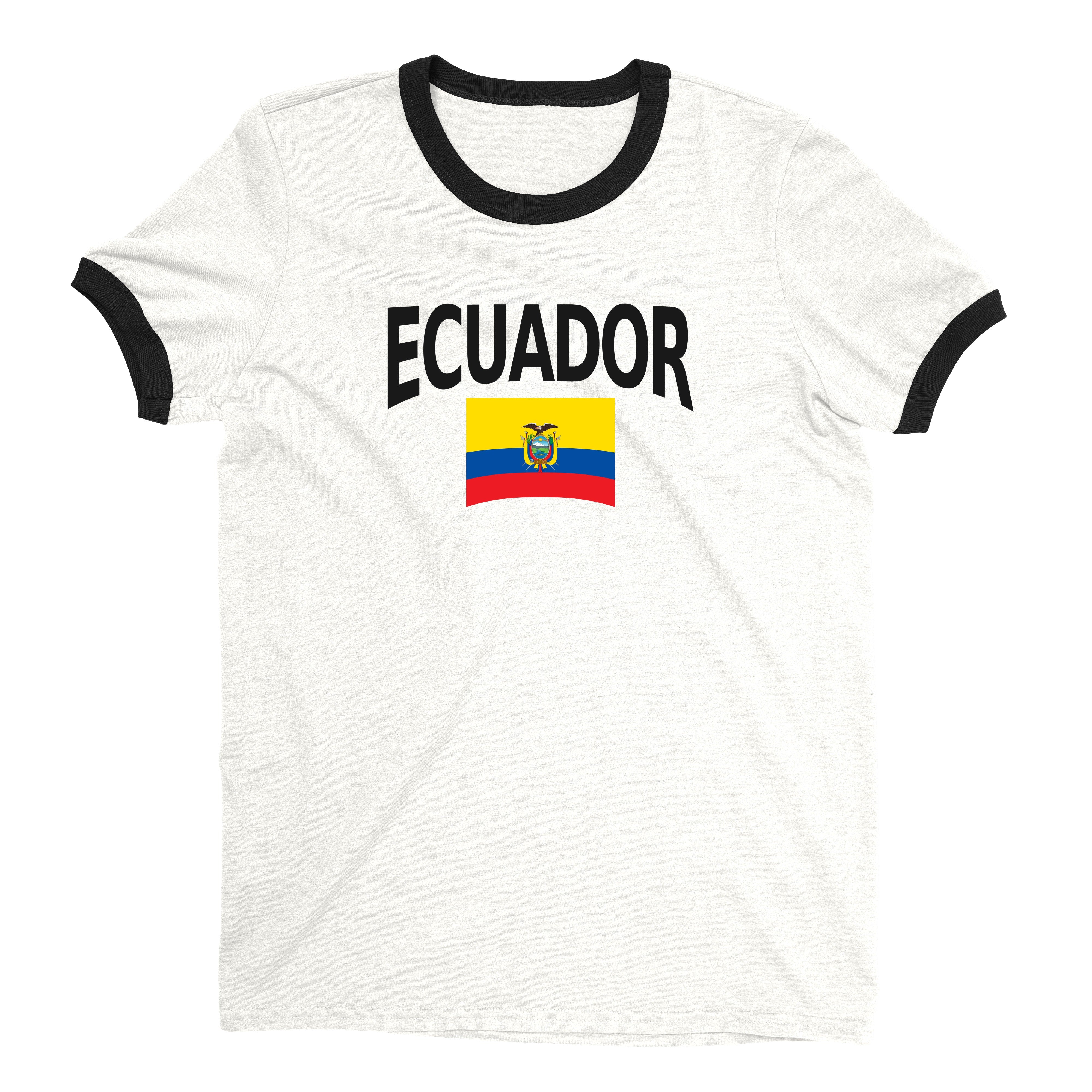Ecuador World Cup Ringer Tee Unisex T-Shirt -- NYC Factory