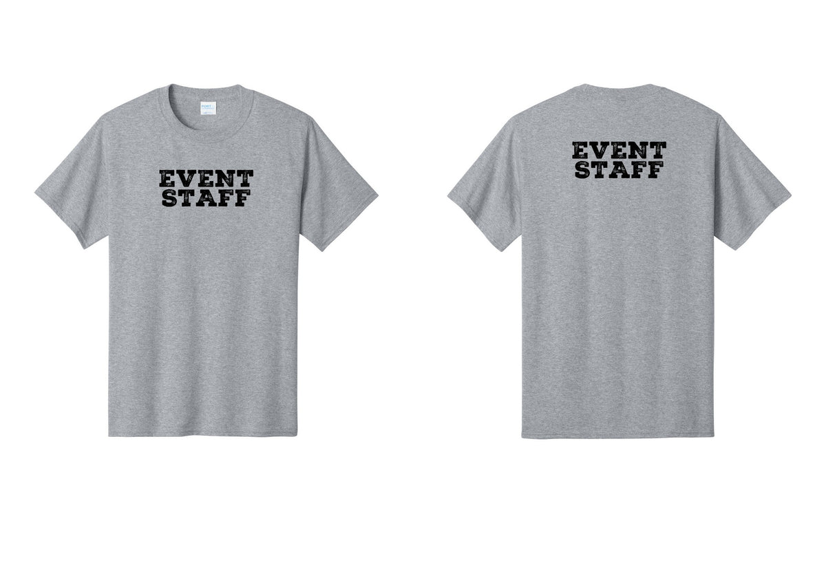 NYC Factory Event Staff T-Shirt - Front + Back - Athletic Heather