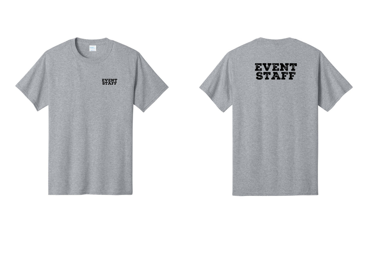 NYC Factory Event Staff T-Shirt - Chest + Back - Athletic Heather
