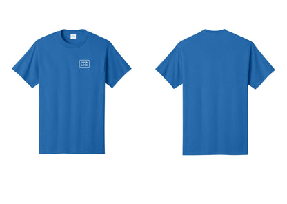 NYC Factory Custom Logo Event Staff T-Shirt - Your Logo Only - Royal
