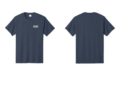 NYC Factory Event Staff T-Shirt - Chest Only - Heather Navy