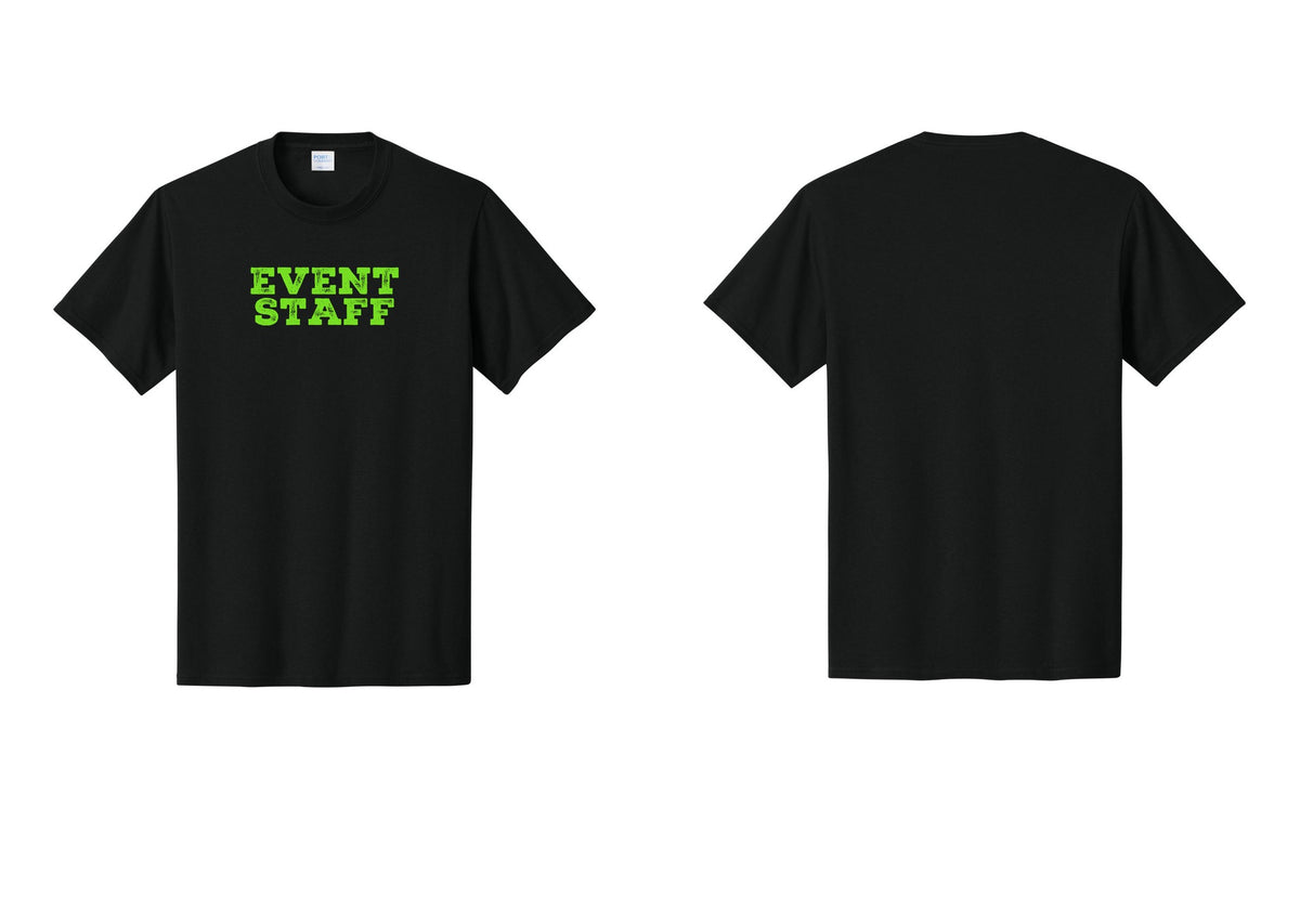 NYC Factory Event Staff T-Shirt - Front Only - Black / Neon