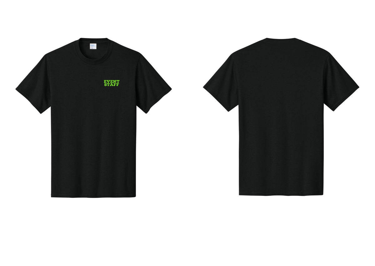 NYC Factory Event Staff T-Shirt - Chest Only - Black / Neon