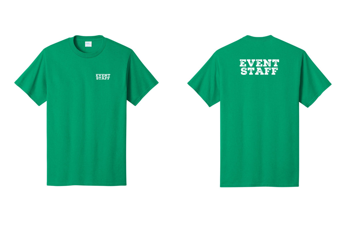 NYC Factory Event Staff T-Shirt - Chest + Back - Kelly