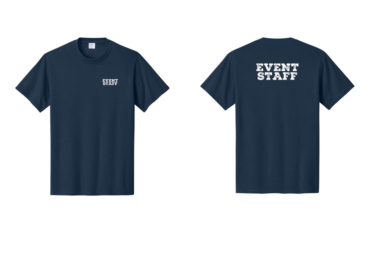NYC Factory Event Staff T-Shirt - Chest + Back - Navy