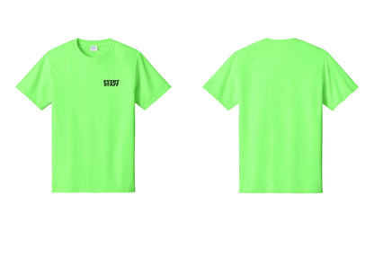 NYC Factory Event Staff T-Shirt - Chest Only - Neon Green