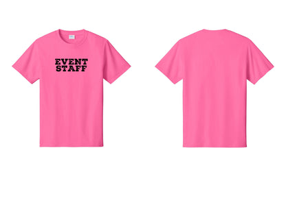 NYC Factory Event Staff T-Shirt - Front Only - Neon Pink
