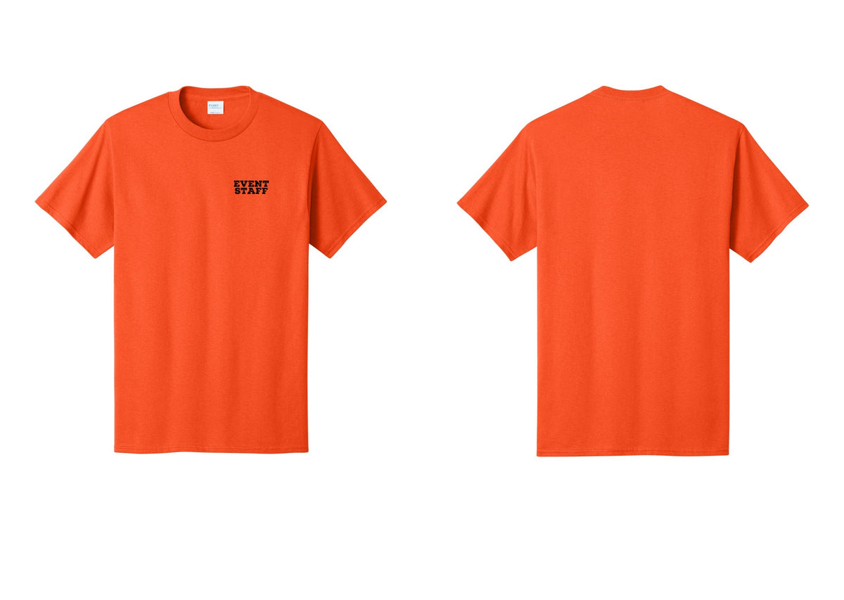 NYC Factory Event Staff T-Shirt - Chest Only - Orange