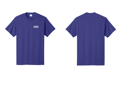NYC Factory Event Staff T-Shirt - Chest Only - Purple
