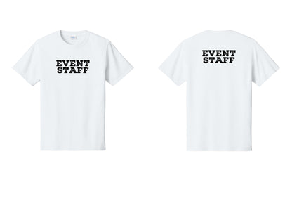 NYC Factory Event Staff T-Shirt - Front + Back - White