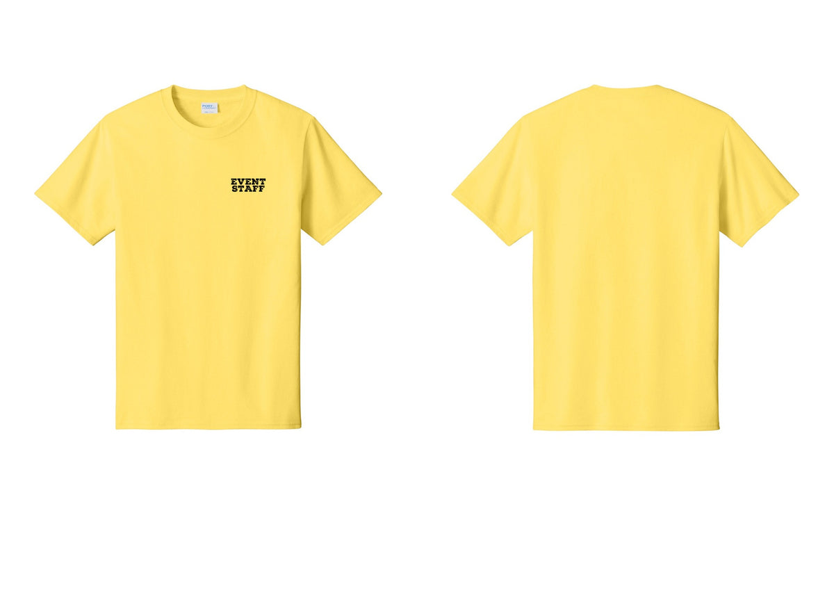 NYC Factory Event Staff T-Shirt - Chest Only - Yellow
