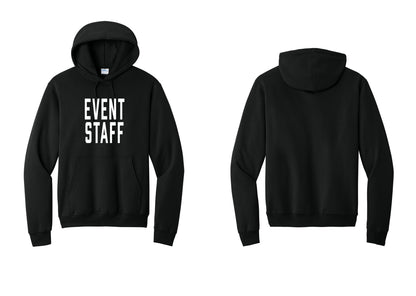 NYC Factory Event Staff Cotton Fleece Pullover Hoodie (Classic) - Front Only - Black
