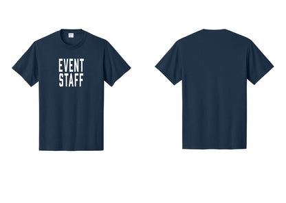 NYC Factory Event Staff T-Shirt, Condensed Lettering - Front Only - Navy