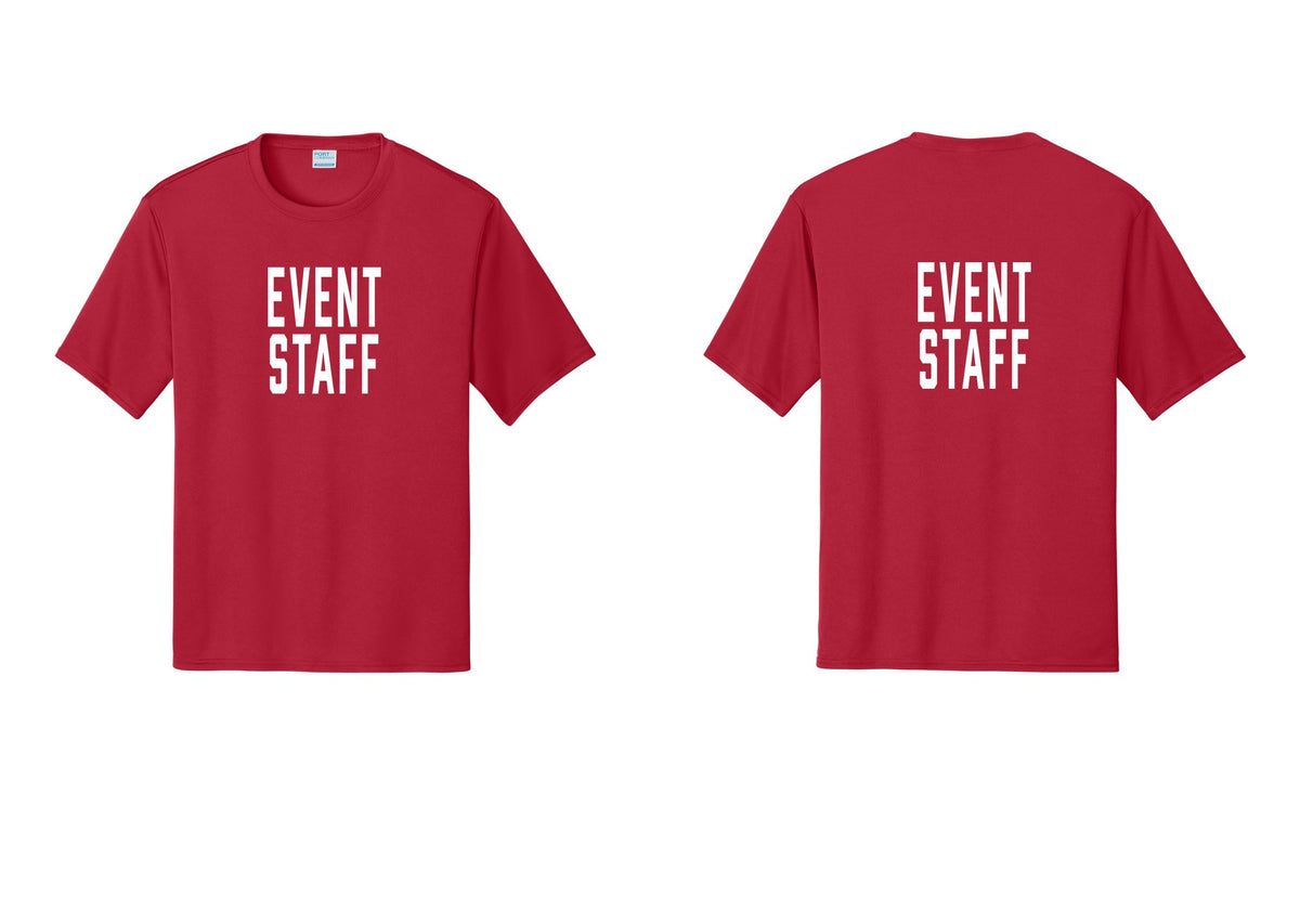 NYC Factory Event Staff Performance T-Shirt (Classic) - Front + Back - Red