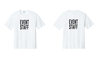 NYC Factory Event Staff Performance T-Shirt (Classic) - Front + Back - White