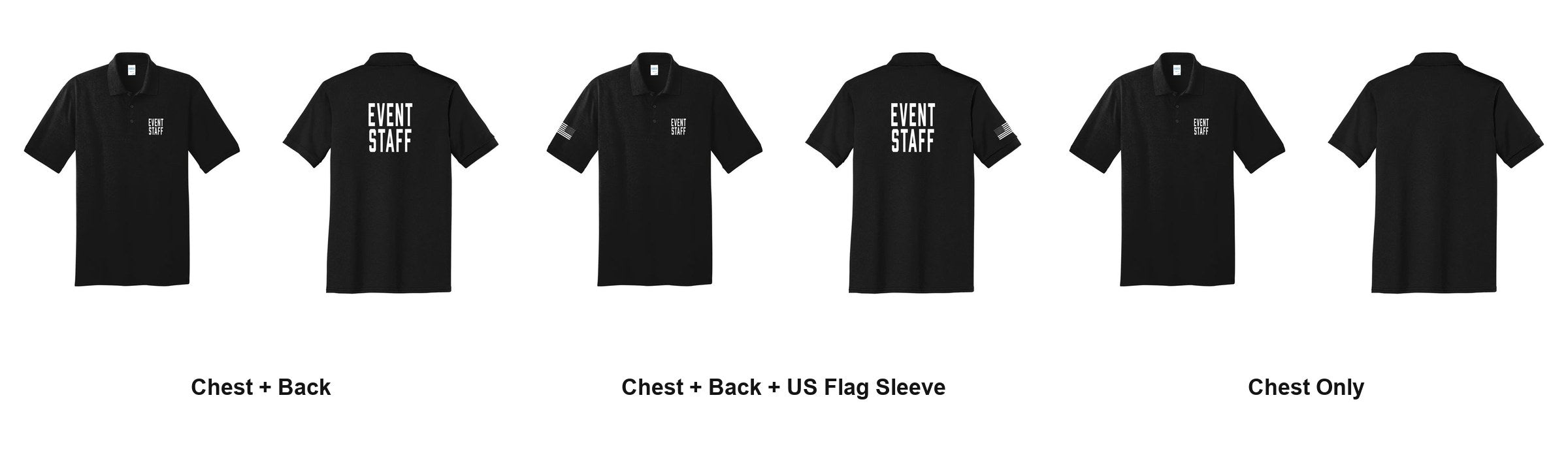 EVENT STAFF print layouts