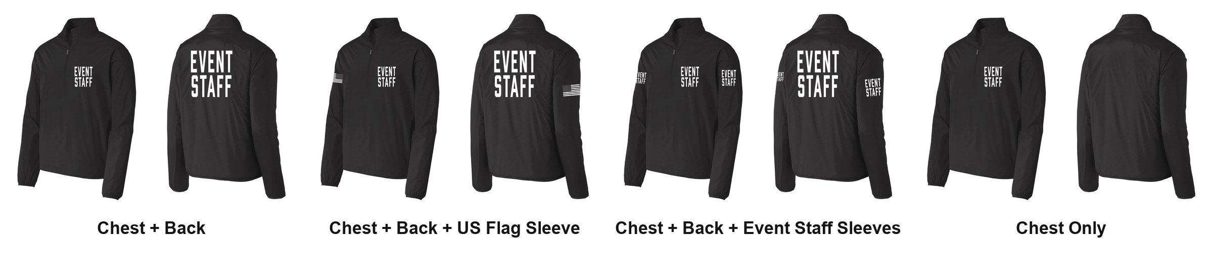 EVENT STAFF print layouts